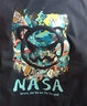 NASA GISS短袖t恤男纯棉夏季潮流男装圆领半袖男女学生情侣上衣宽松体恤衫 NS8099黑色 M 建议115-135斤 实拍图