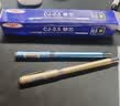 斑马牌（ZEBRA）拔帽签字笔 晶灿金属质感中性笔 0.5mm子弹头商务礼品笔 C-JJ4 粉色杆黑芯 实拍图