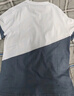 顶峰保罗（Dingfengbaoluo）短袖t恤男士夏季潮牌五分半袖纯棉体恤上衣服男装21056白色L 实拍图