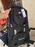 回力旅行背包男大容量双肩包户外出差17英寸电脑包登山旅游行李书包 黑色特大号【80L大容量可登机】 容量 实拍图