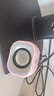 惠普（HP）有线音响 台式机笔记本电脑 家用桌面小型多媒体音箱低音炮迷你喇叭 【双喇叭】粉色 实拍图