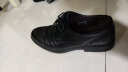意尔康男鞋圆头商务正装鞋时尚单鞋系带皮鞋 97420W 黑色 42 实拍图