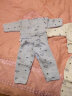 奇萌娃（qimengwa）新生婴儿衣服全棉内衣套装绑带和尚服0-3个月初生宝宝连体衣爬服 春秋款2件套(两套) 59码1-2个月 实拍图