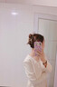 清晨的星星2025新款抓夹大号金属发夹女鲨鱼夹高级感后脑勺发卡头发夹子头饰 金色交叉 实拍图