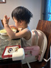 谷仕塔（Gromast）便携式宝宝餐椅婴儿吃饭餐桌椅多功能儿童学坐椅轻便可折叠家用 小餐椅+精梳棉椅套+手提袋 粉色 实拍图