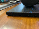 更强（Strongym）健身房橡胶运动地垫减震隔音防滑耐磨哑铃杠铃力量区健身地板地胶 50*50*3.0cm/单块（卡扣拼接型） 实拍图