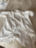 Aengbay昂贝 婴儿连体衣薄款新生儿衣服夏天宝宝长袖哈衣纯棉满月夏季服 白色（蝴蝶薄款） 59cm 实拍图