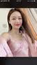 MOXTOC性感睡衣女冰丝吊带睡裙蕾丝花边睡袍2026家居服套装七夕情人礼物 黑色套装 L （105-120斤） 实拍图