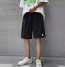 乔丹运动短裤男夏季薄款冰丝速干宽松休闲裤篮球跑步健身训练裤子男 黑色-针织 XL /180 实拍图