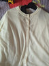 深呼吸DEEP BREATH女装可机洗纯羊毛针织开衫女A400732 米白 M (3) 实拍图