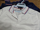 真维斯（Jeanswest）短袖POLO衫夏季纯色绣标上衣服polo衬衫 白色698 2XL （建议125-140斤） 实拍图