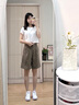 特步（XTEP）女鞋板鞋女2025新款春夏季皮面滑板鞋休闲运动鞋平底板鞋小白鞋女 白红 37 实拍图
