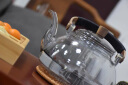 CAMBRASS高档玻璃煮茶水壶烧泡茶玻璃专用电陶炉茶水花茶办公室小型煮茶器 【灰半月】提梁玻璃壶 晒单实拍图