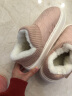 MashiMaro流氓兔厚底棉鞋女士冬季家居家用防滑保暖加绒包跟月子棉拖鞋外穿 粉色 36-37 适合35-36脚穿 晒单实拍图