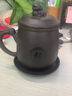 茗客 紫砂办公杯带盖茶杯紫泥茶具男士杯子泡茶水杯办公室水杯大容量带盖过滤个人 天道酬勤貔貅办公杯 实拍图
