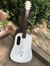 拿火吉他（LAVAGUITAR）LAVA ME play智能民谣吉他初学者乐器入门旅行自学吉他 浅粉配霜白【肩带+音频线+防啸】 36英寸 实拍图