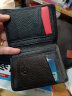 赖牌卡包名片夹超薄牛皮卡包男女士卡夹银行卡套驾驶证套卡片包钱包男 黑色（带1个大钞位） 晒单实拍图