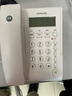 摩托罗拉（Motorola）CT220C有绳电话机座机 蓝色背光 清晰免提 免电池免打扰可壁挂家用办公固定电话机 白色 实拍图