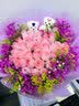 来一客鲜花速递粉玫瑰花束送女友老婆表白生日全国同城配送 33朵粉玫瑰花束小熊款 实拍图