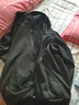 WASSUP HERMU官方潮流连帽卫衣男秋冬季运动休闲情侣套装大码外套潮牌长袖开衫 黑色 S （建议80-10斤） 实拍图