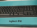 罗技（Logitech）K270 键盘 无线键盘 办公键盘 优联 笔记本键盘 全尺寸 黑色 实拍图