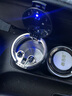 汽车烟灰缸车载 带LED灯带盖带灯夜光多功能创意车内车用烟灰缸专用烟灰缸个性耐高温彩灯装饰用品改装 别克新英朗威朗GL6君威君越昂科拉昂科威GL8凯越 黑色带车标款 实拍图