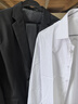 传奇保罗西服套装男三件套修身商务西装职业正装套装男新郎伴郎结婚礼服 黑色西装三件套+【大礼包】 2XL 【115-125】 实拍图