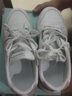 鸿星品尓克断码女鞋小白鞋2025冬季新款皮面平底休闲透气板鞋防滑软底运 白灰(单鞋款) 40 实拍图