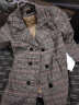 兰威费雷加棉加厚韩版冬装格子西装中长款风衣中年女装加棉毛呢外套 加棉咖啡格 XL 建议105-122斤左右 晒单实拍图