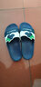 惠夫人亲子凉拖鞋儿童拖鞋夏季男童女孩可爱中大童室内软底托鞋一家三口 果园 深蓝 40-41码（适合39-40码穿） 实拍图