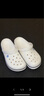 卡骆驰（crocs）洞洞鞋男鞋女鞋 25夏季新款贝雅拖鞋轻便透气情侣鞋沙滩鞋凉鞋 贝雅卡骆班-白色/热推款 41 -42 /M8W10/260mm 实拍图