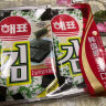 海牌菁品 韩国进口 原味海苔2g*8包 饭团寿司下午茶即食紫菜 儿童休闲零食 实拍图