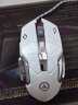 银雕G15微动升级版 有线机械鼠标 电竞游戏 台式笔记本通用 彩色呼吸灯 四挡DPI调节  镜面白有声版 实拍图