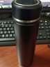 慕馨（moosen）保温杯定制LOGO伴手礼商务礼品礼物水杯子刻字国庆节中秋节纪念品 智能保温杯-304黑色+杯刷 实拍图