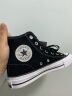 匡威（Converse）官方 专业AII Star男女高帮翻毛皮运动滑板鞋159573C 159573C/黑色 37.5 实拍图