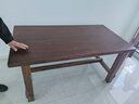 及木良作可定制北美黑胡桃木樱桃木 超大桌大板桌餐桌工作台书桌日式北欧 北美黑胡桃木 1.6m 实拍图