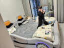 奥卡星（OCALSTAR）实木儿童床男孩创意小孩男童房汽车床卡通带护栏单人跑车皮床 单床 1.35*1.9米（豪华版） 晒单实拍图
