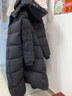 高梵黑金鹅绒服航海机能3.0八格男女同款长款羽绒服 黑色 S 实拍图