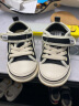 泰兰尼斯211夏季儿童学步鞋透气男童机能鞋女童网布宝宝鞋子 白黑 18码 实拍图