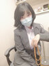 佐马仕 （ZUOMASHI） 长袖衬衫女商务休闲职业装正装衬衣修身工装OL酒店通勤工作服 V2660粉隐竖条纹（V·领） XL/38（110斤-120斤） 实拍图