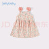 JELLYBABY童装宝宝连衣裙女童裙子无袖吊带蝴蝶结2025夏季新款甜美可爱舒适 粉色 90 实拍图