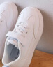 回力（Warrior）儿童小白鞋男女童鞋休闲运动鞋 WZ(TH)-1596 白色升级款 31码 实拍图