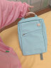 乐上（LEXON）双肩包女13.3英寸商务笔记本电脑包休闲书包通勤旅行包PU浅蓝色 实拍图
