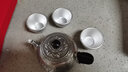 CS中国白银 银茶壶银杯子足银999茶具手工浮雕银酒杯送长辈生日礼物 百福套装（1壶3杯）约300g±10g 实拍图