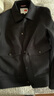 金利来GY【含棉羊毛】夹克男秋冬翻领茄克外套JWF1799-LK120黑色 M00 实拍图