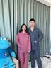 达尔丽情侣睡衣加厚夹棉女秋冬新款长袖三层空气棉保暖格子男家居服套装 T8227105-060-豆沙色女 L 实拍图