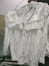 贝逸芙秋冬睡衣女春秋季金丝绒甜美可爱长袖家居服两件套装网红白色 3903#金丝绒-白色 M 实拍图