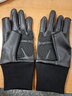 逐港半指手套男女冬保暖防滑露指骑行开车防水加绒钓鱼外卖骑车户外皮 二指-女款 实拍图