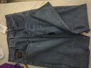 朵沐缦加长牛仔裤女春夏新款哈伦裤时尚百搭长裤宽松显瘦显高老爹裤 蓝色正常单款（高169以下选） 28码 实拍图