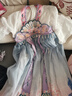 安妮优儿（Anneyol）汉服女童春款2025新款春秋季古风连衣裙超仙襦裙儿童中国风唐装夏 紫色短袖 140 实拍图